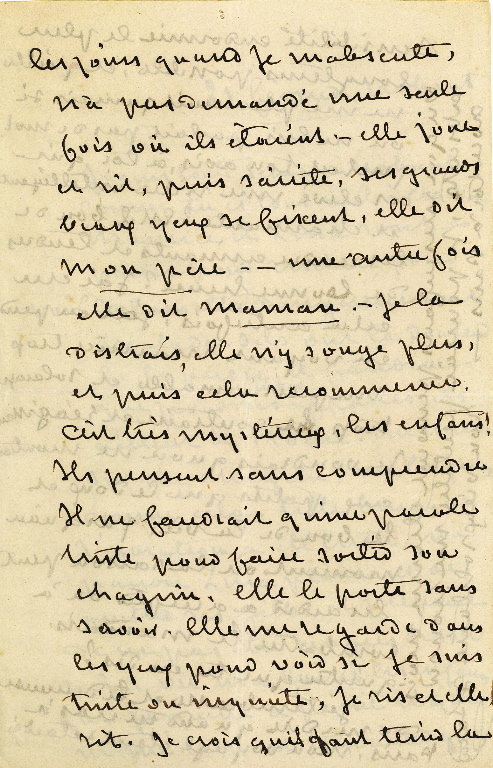 Lettre autographe signée de George SAND à Gustave FLAUBERT