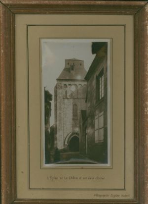 L’église de La Châtre et son vieux clocher ; © Collections musée George Sand et de la Vallée Noire