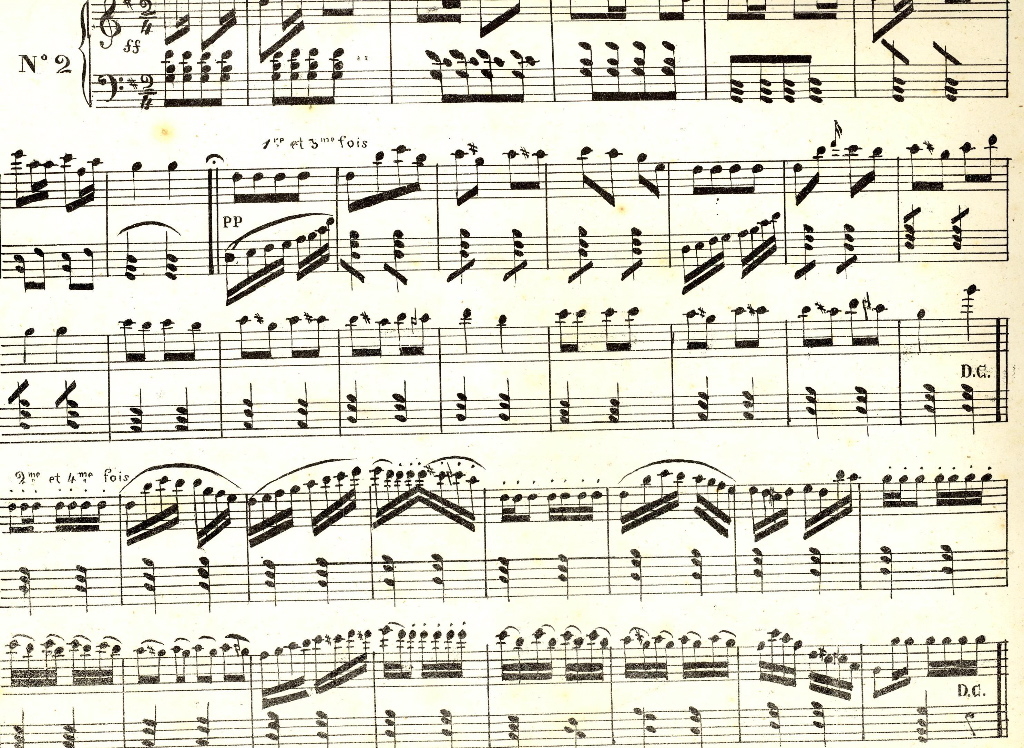 Les bords de l’Indre (quadrille) ; Rose (valse) ; Blanche (Polka)