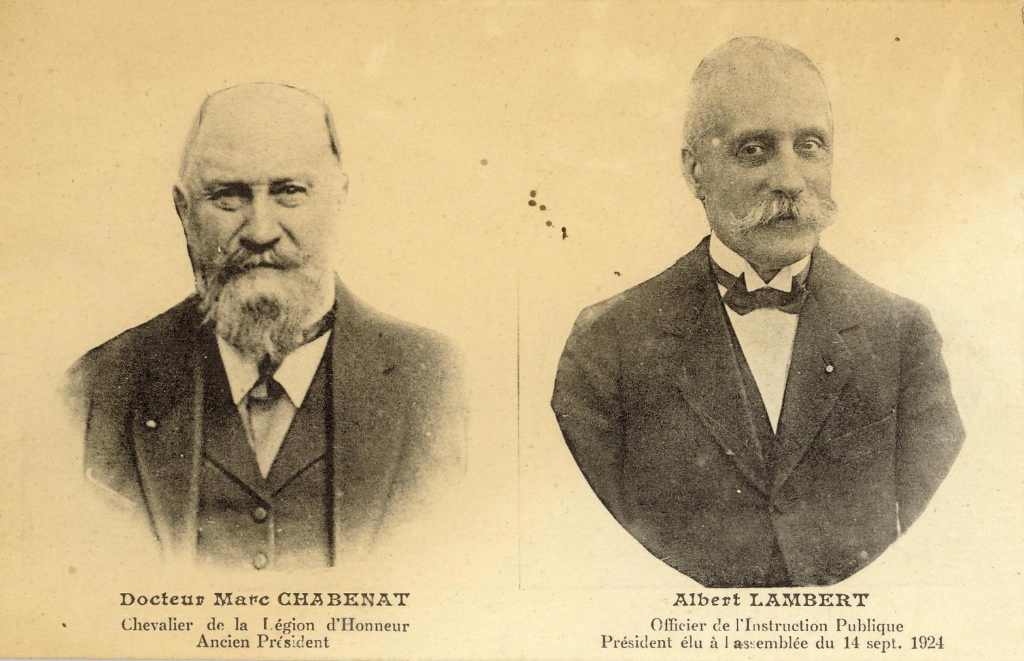 Portrait Docteur Marc CHABENAT et Albert LAMBERT