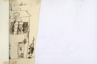 Carnet de croquis ; © Collections musée George Sand et de la Vallée Noire