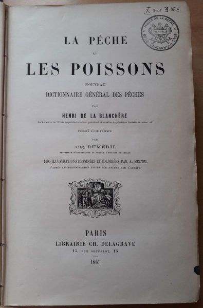 La Pêche et les poissons, Nouveau Dictionnaire Général des Pêches ; © Photo Musée de la Pêche