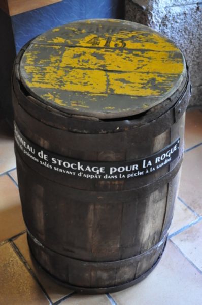 tonneau ; baril à rogue ; © Photo Musée de la Pêche