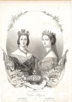 France et Angleterre / Leurs Majestés / Victoria reine d'...