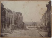 Saint-Cloud incendié en 1871 par les Prussiens : rue Dailly
