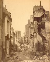 La rue Royale 1871 [vue du bas]