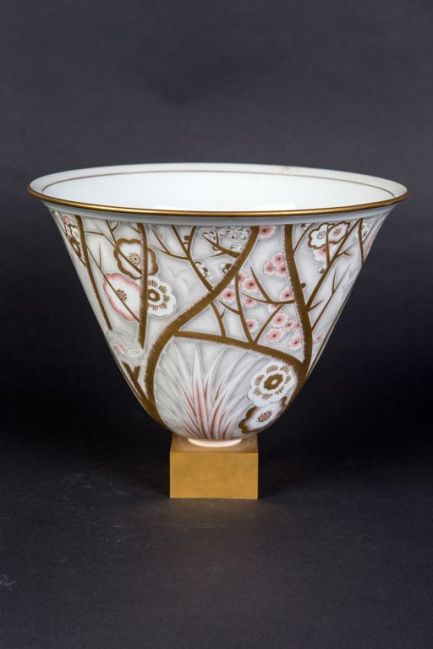 vase de Rapin, décor de Fontaine