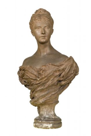 Buste d’Henriette Dumas fils, née Régnier de la Brière