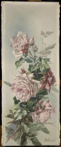 Les roses, la France et Jacqueminot (titre inscrit) ; © Adrien DIDIERJEAN, RMN