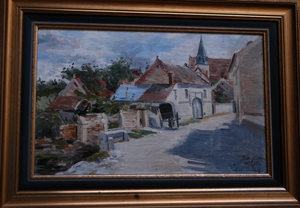 Vue d'une entrée de village, Rieux (titre factice)