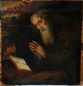 Saint Antoine tenté par le diable (titre factice) ; © Florence ADAM