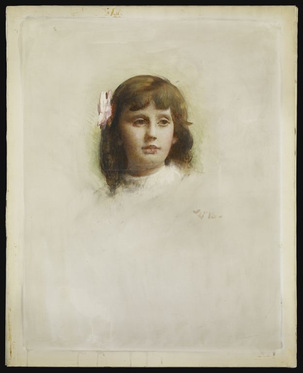 Portrait de Marie-Charlotte Madier Trélat enfant (titre inscrit)