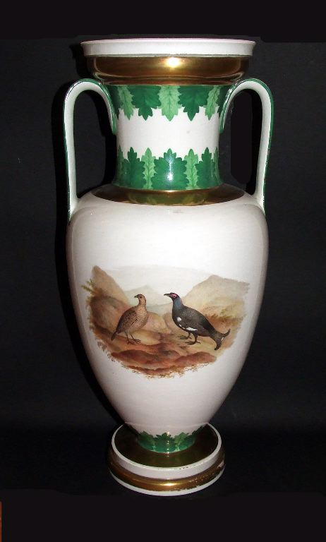 vase ; Oiseaux (titre factice)