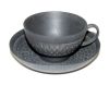 tasse ; soucoupe (ronde)