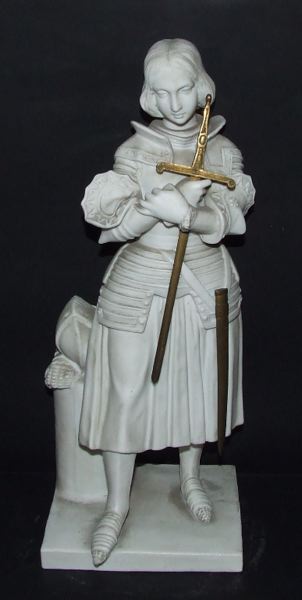 statuette ; Jeanne d’Arc (titre factice)