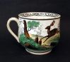 tasse ; Scène de chasse (titre factice)