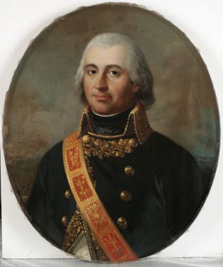 Portrait Militaire  ; Portrait d’Etienne Gudin (1734-1820), Général de Division