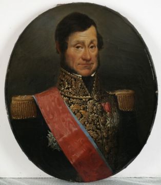 Militaire Portrait ; Portrait de Pierre Gudin, Vicomte, Général de division (1775-1855)