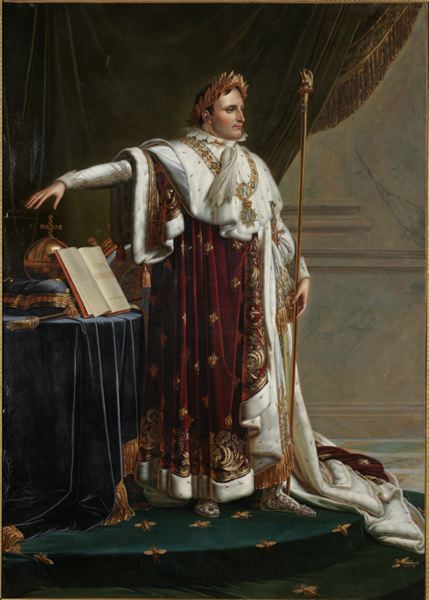 Oeuvre : Précisions - Peinture,(874.87)Napoléon en costume Impérial