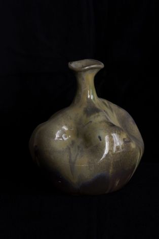 Vase en grés émaillé ; © de LANGLADE Marc