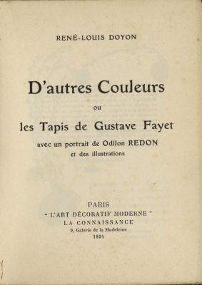 Les Tapis de Gustave Fayet