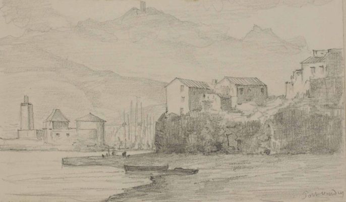 Port Vendres (titre inscrit), dessin