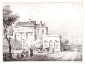 DANICOURT-HUET d’après Charles PENSÉE, Ancienne porte Saint-Laurent ou Barentin à Orléans, 1834, n° INV 17643, Hôtel Cabu – Musée d’histoire et d’archéologie, Orléans