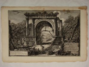 Veduta dell’Arco fabricato in onore d’Augusto (...). (titre inscrit)