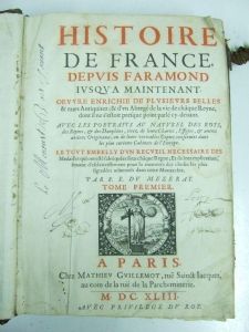 Histoire de France depuis Faramond jusqu'à maintenant (titre inscrit) ; © Loches ; ©  Musée Lansyer