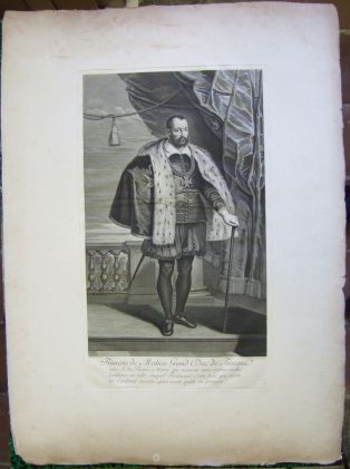François de Medicis Grand Duc de Toscane (...). (titre inscrit)