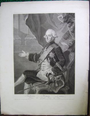 Frédéric Henry Louis, Prince de Prusse Frère du Roy. (titre inscrit)