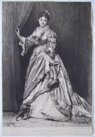 Portrait de Madame ***. Salon de 1870. (titre inscrit)