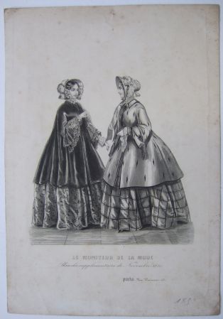 Le moniteur de la mode. Planche supplémentaire de novembre 1850. (titre inscrit)