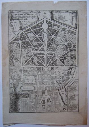 Plan général de Versailles. (titre inscrit)