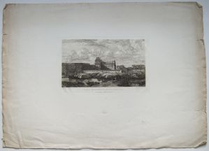 Vue de l'ancien Louvre du côté de la Seine (165..). (titre inscrit)