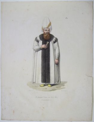 Le grand Vizir ou vice roi. (Constantinople). (titre inscrit)