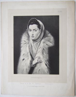 Portrait de la fille de Dominique Théotocopoulos. (titre inscrit)