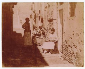 PHOTOS D'ITALIE : scènes de genre. (titre factice) ; © Loches ; ©  Musée Lansyer
