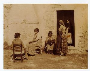 PHOTOS D'ITALIE : scènes de genre. (titre factice) ; © Loches ; ©  Musée Lansyer