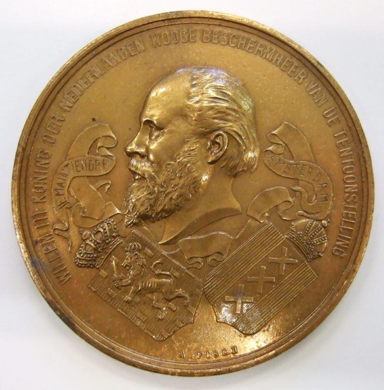 Médaille exposition à Amterdam, 1883 (titre factice)