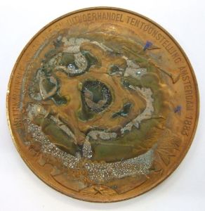 Médaille exposition à Amterdam, 1883 (titre factice) ; © Loches ; ©  Musée Lansyer