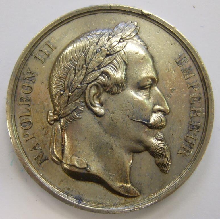 Médaille exposition Carcassone, 1867(titre factice)
