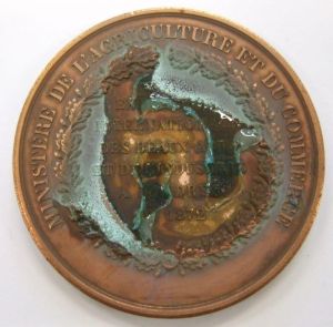 Médaille exposition internationale Londres, 1872 (titre factice) ; © Loches ; ©  Musée Lansyer