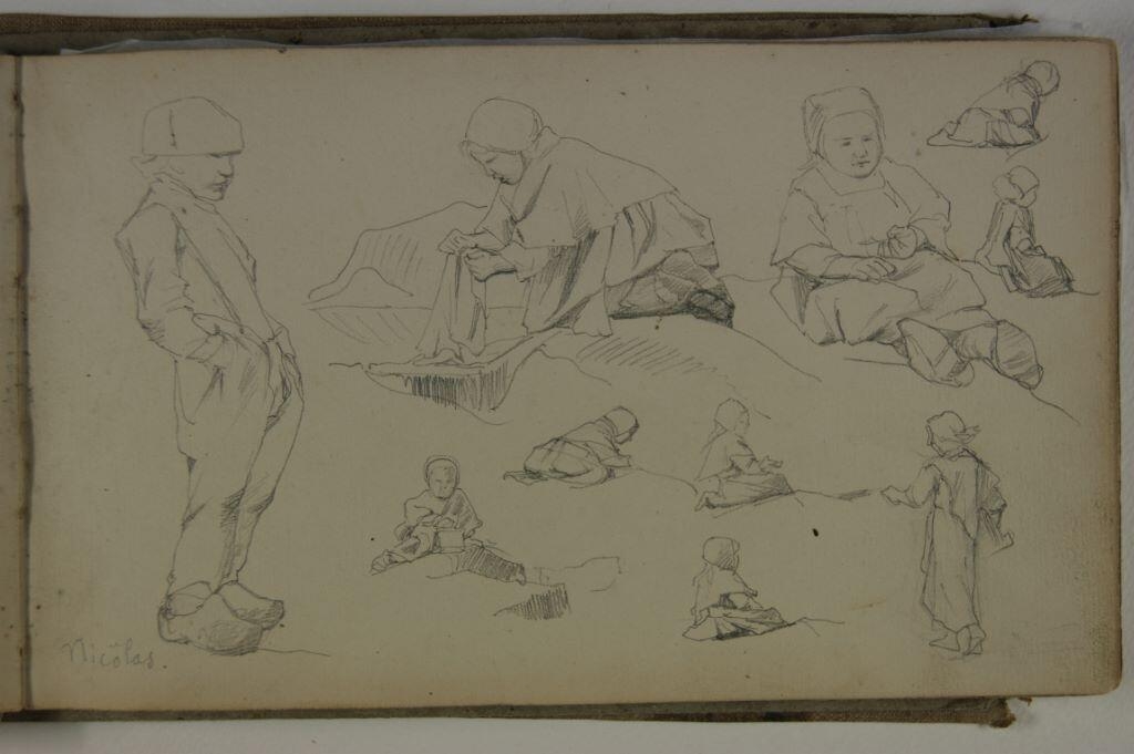 Carnet de dessins, année 1865bis