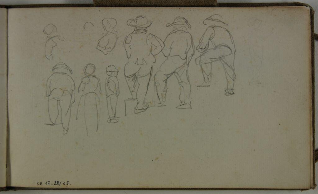 Carnet de dessins, année 1868-1869-1870-1876-1872
