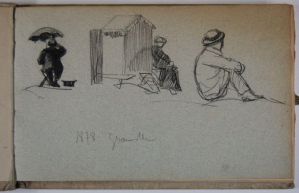 Carnet de dessins, années 1875-1876