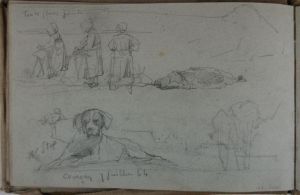 Carnet de dessins, années 1861-1862-1863-64