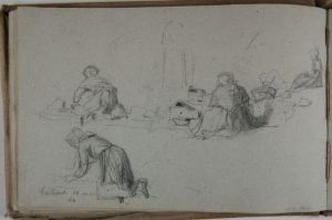 Carnet de dessins, années 1861-1862-1863-64