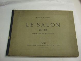 Le Salon de 1869 - Exposition des Beaux Arts. (titre inscrit) ; © Loches ; ©  Musée Lansyer