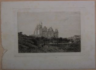 Le château de Pierrefonds. (titre factice)